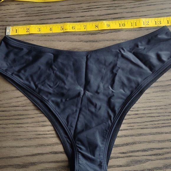 Black Bikini Padded with Adjustable Straps Shein Size L NEW - Picture 8 of 11
